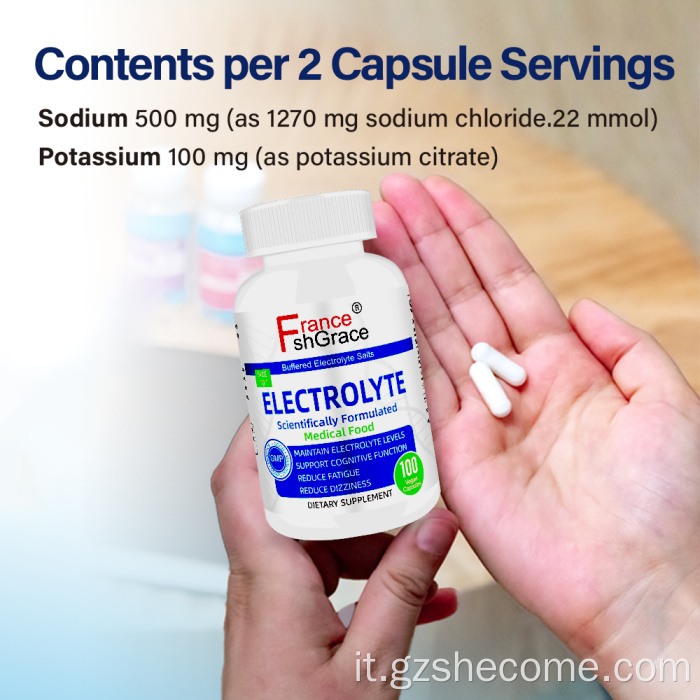 Nuovo arrivo Capsula elettrolitica per la gestione